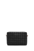 Women's Black Faux Leather Crossbody Bag | Derimod