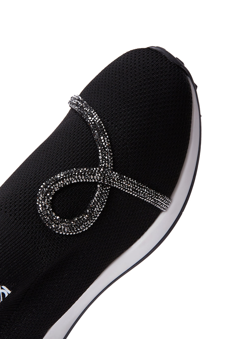 Kadın Siyah Taşlı Sneaker