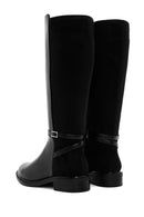 Women's Black Zipper Buckle Detail Boots | Derimod