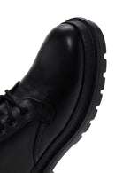 Men's Black Zippered Casual Leather Boots | Derimod