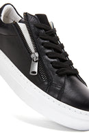 Kadın Deri Fermuar Detaylı Sneaker | Derimod