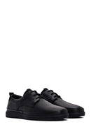 Derimod Fly Men's Black Lace-Up Leather Casual Shoes | Derimod