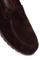 Woman Brown Suede Comfort Shoes | Derimod