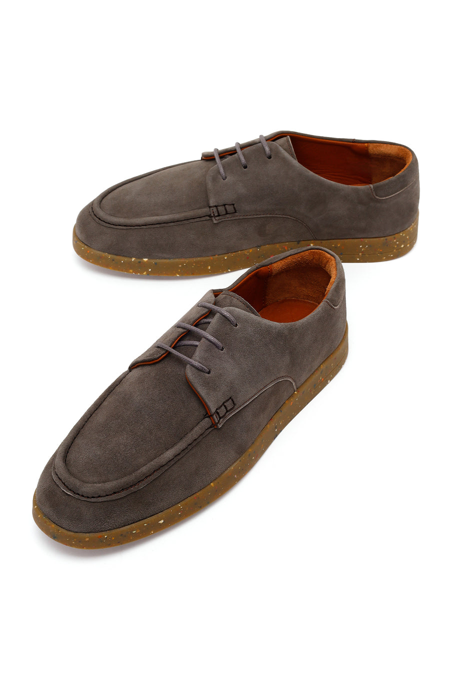 Male Mink Lace-Up Suede Casual Shoes