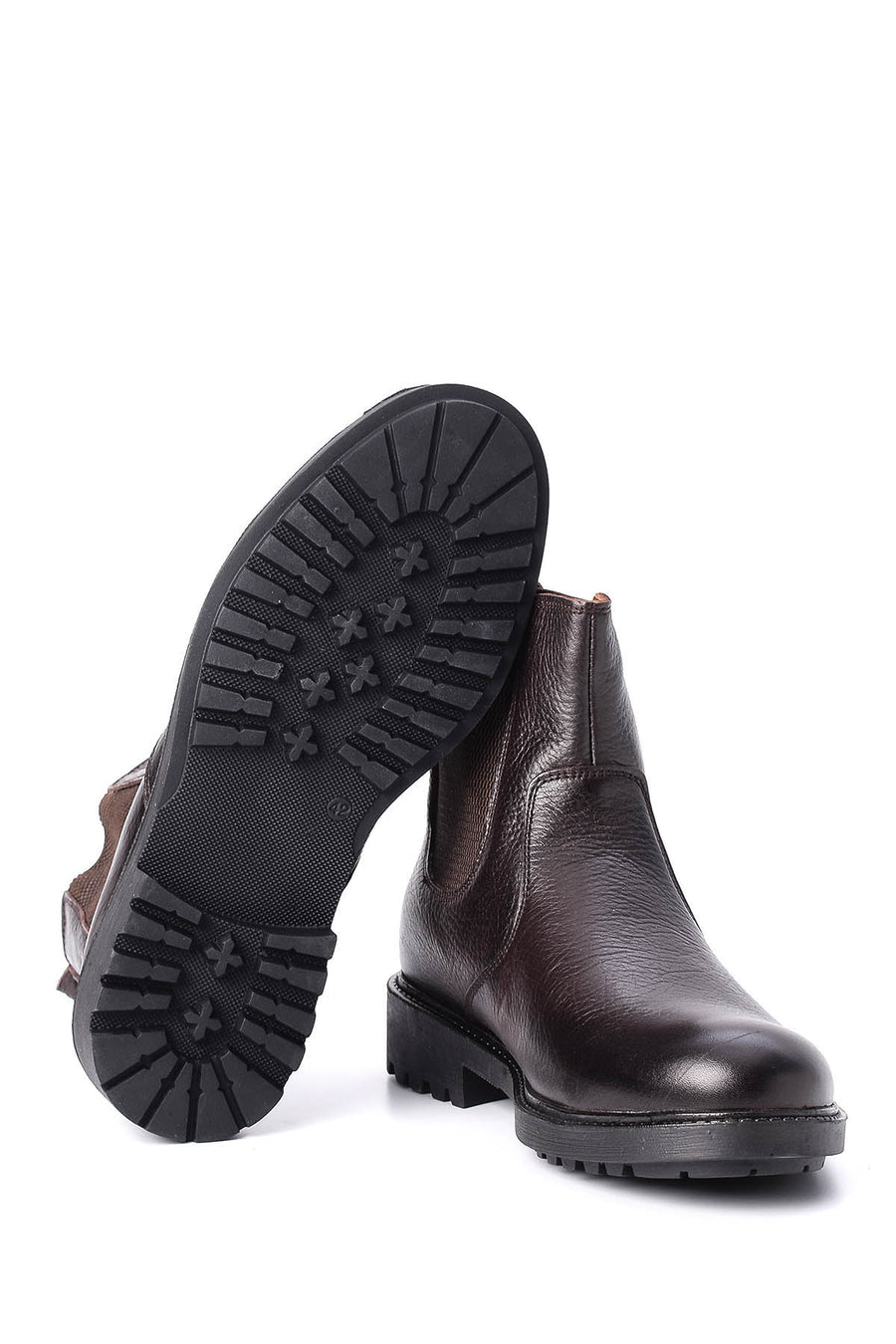 Men's Brown Leather Boots