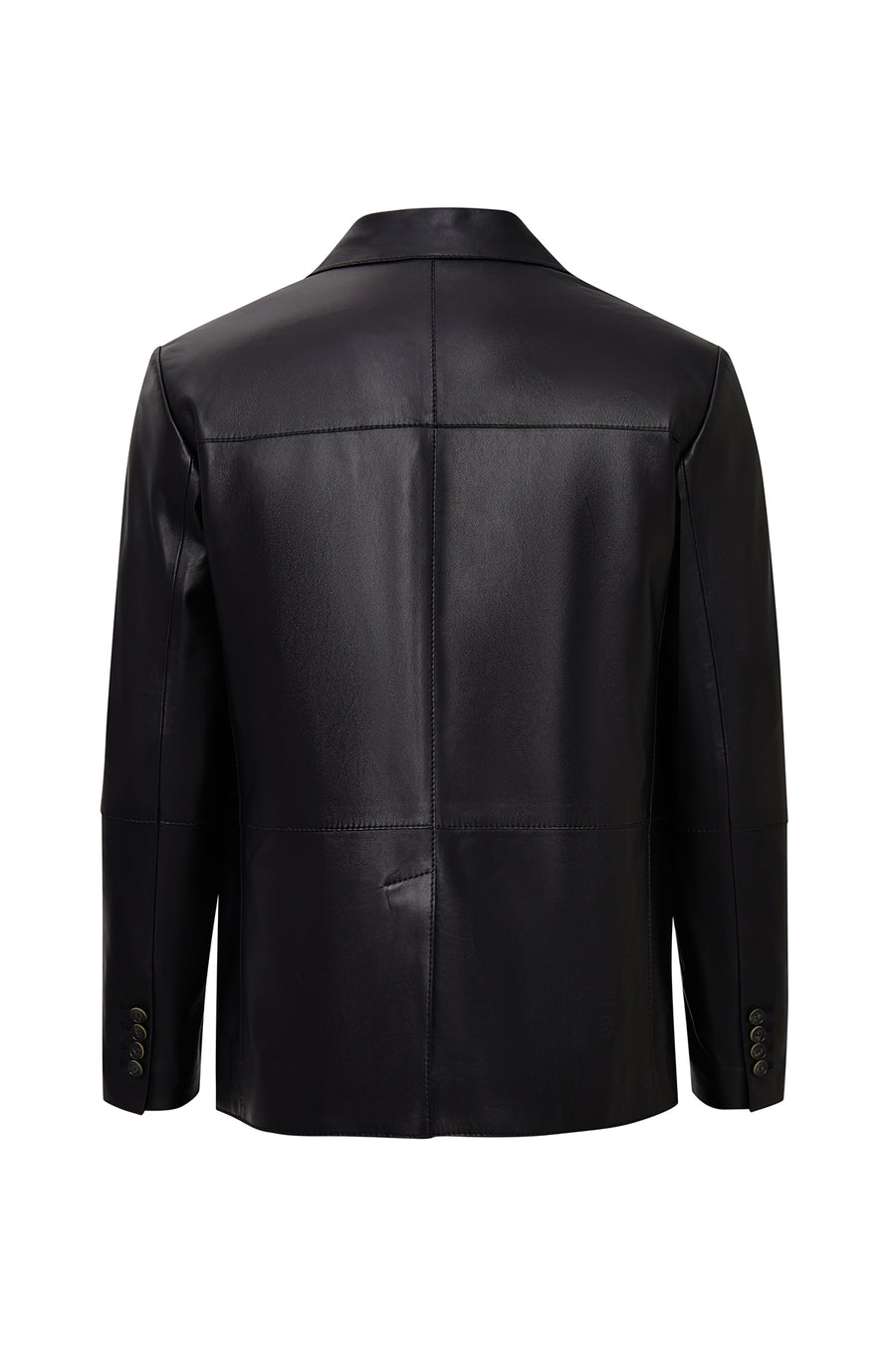 Rodrygo Men's Black Blazer Leather Jacket