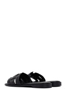 Women's Black Casual Slippers | Derimod