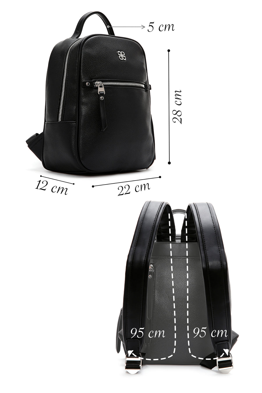 Women's Black Backpack