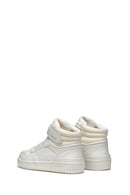 Geox Girls White Lace-Up Washiba Lace-Up Ankle Sneakers | Derimod