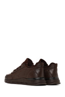 Male Brown Lace-up Leather Casual Sneaker | Derimod