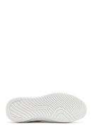 Skechers Men's White Court Break Lace-Up Chunky Sole Leather Sneakers | Derimod