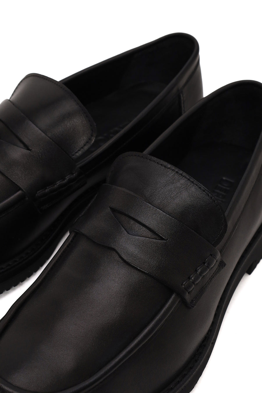 Erkek Siyah Deri Casual Loafer