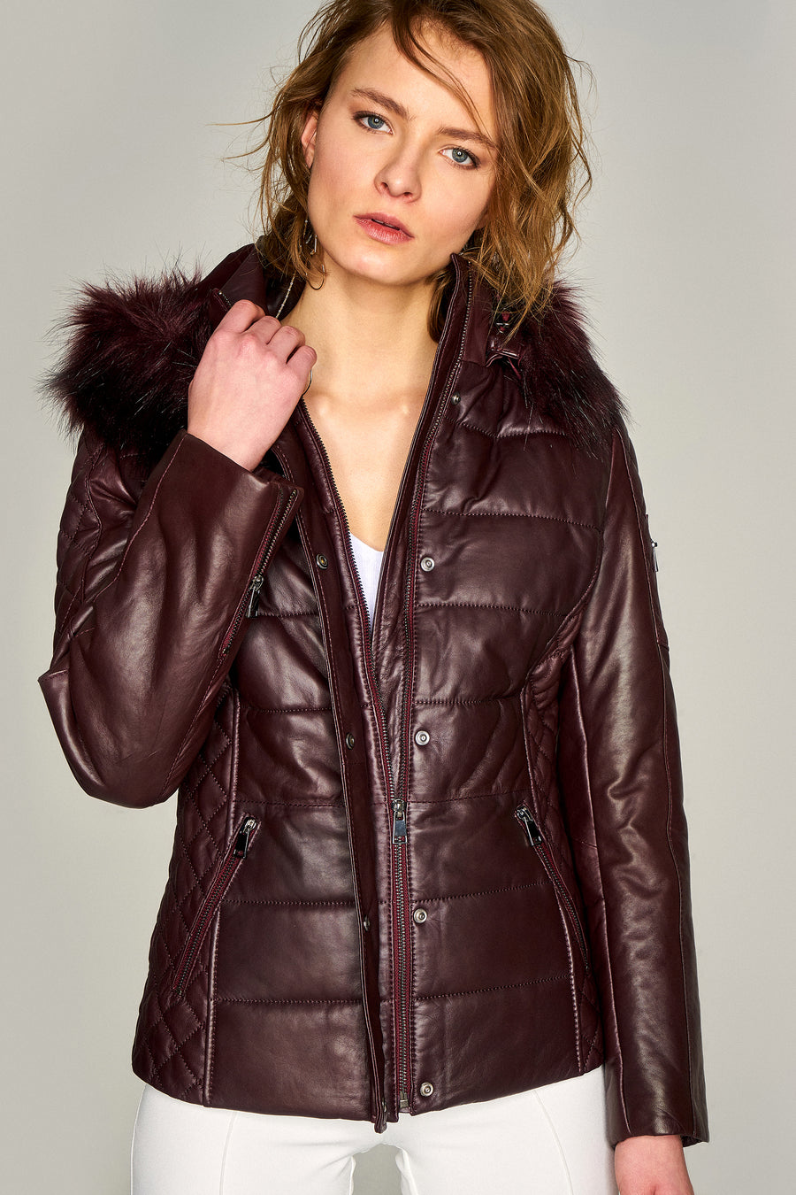 Blanch Women's Leather Jacket