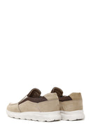 Men's Beige Nubuck Leather Casual Loafer | Derimod