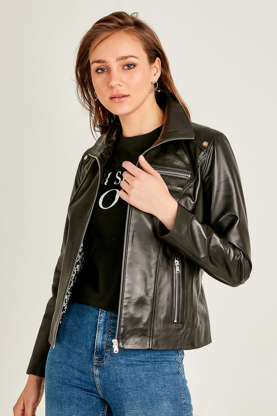 Claris Women's Leather Jacket