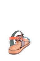 Women's Leather Buckle Detailed Sandals | Derimod