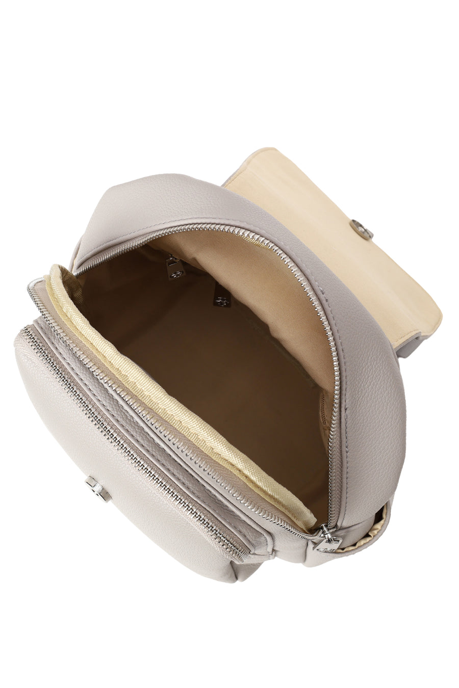 Woman Gray Backpack