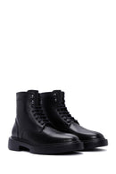 Men's Black Leather Boots | Derimod