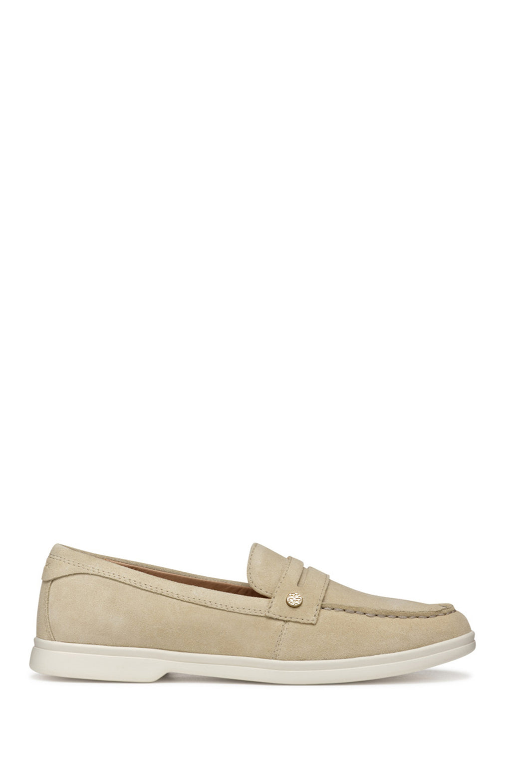 Geox Kadın Vizon Xand 3 Süet Deri Maskülen Loafer