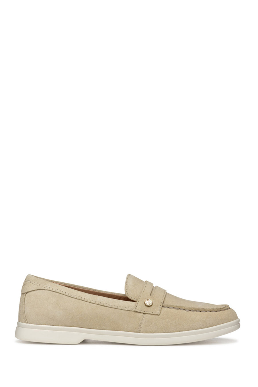 Geox Kadın Vizon Xand 3 Süet Deri Maskülen Loafer D550ZD00022C6738 | Derimod