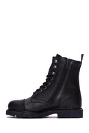 Harley Davidson Men's Black Colmar Boot Leather Boots | Derimod