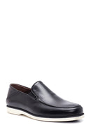 Erkek Siyah Deri Casual Loafer | Derimod