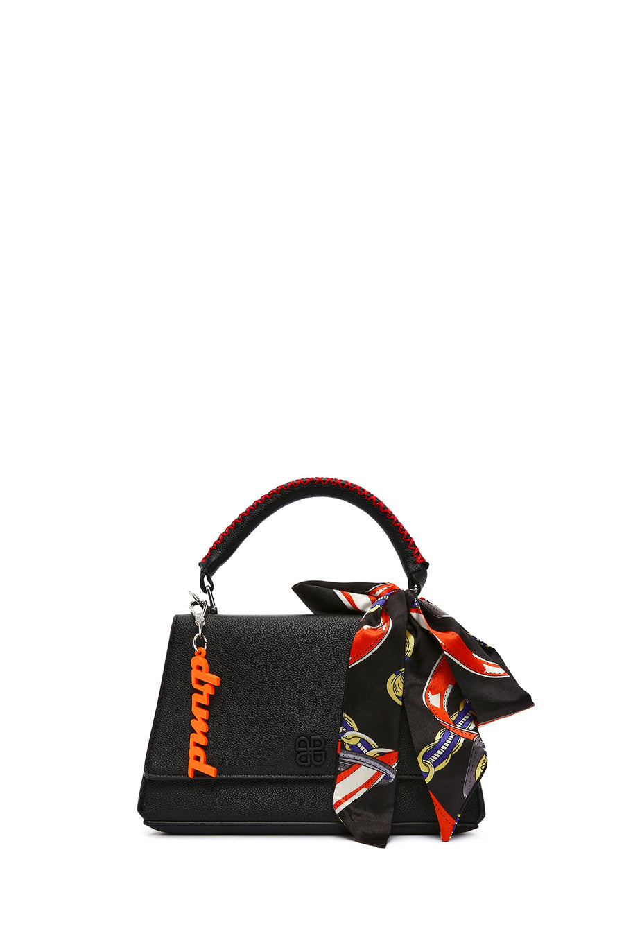 Woman Black Long Strap Classic Shoulder Bag