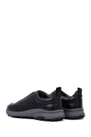 Erkek Siyah Kalın Tabanlı Deri Casual Sneaker | Derimod