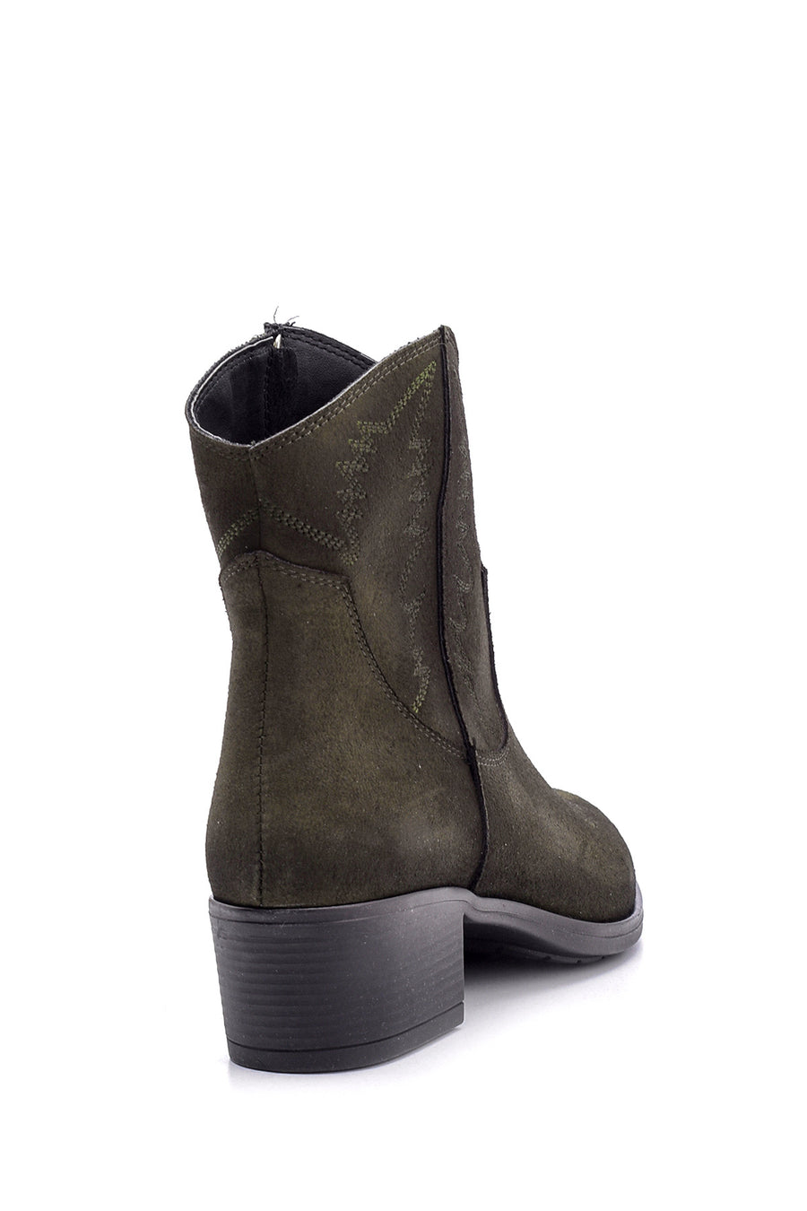 Women's Suede Heeled Boots