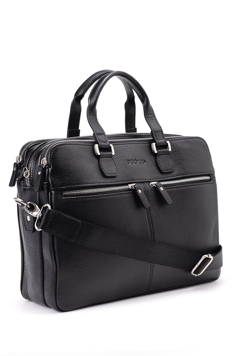 Men's Black Leather Bag