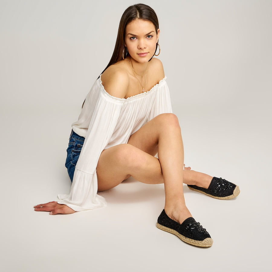 Taşlı Kadın Espadril