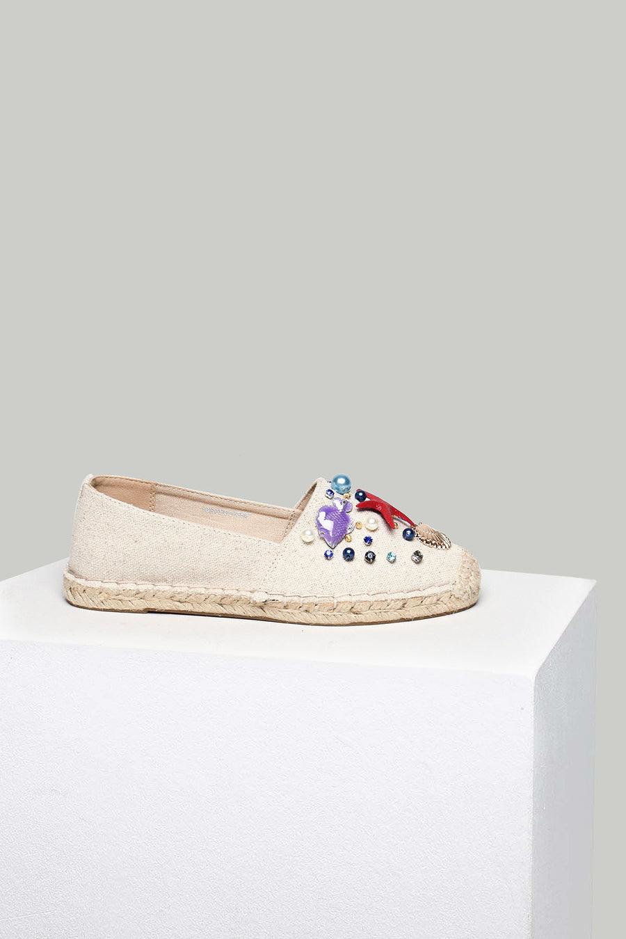 Embroidered Women's Espadrilles 18SFD20726F | Derimod
