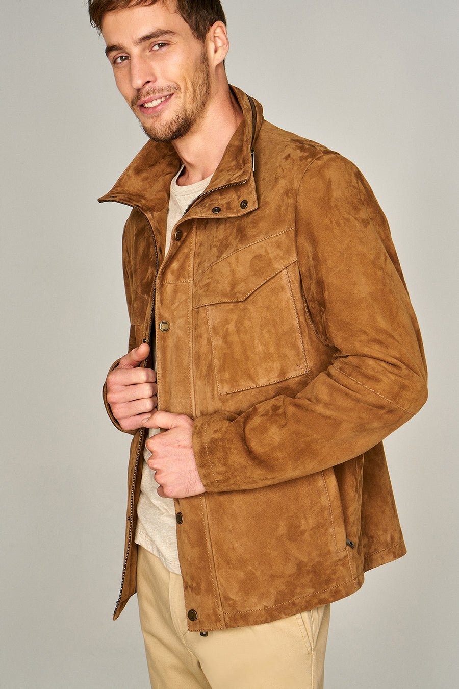Travis Erkek Deri Ceket 18SGD628910 | Derimod