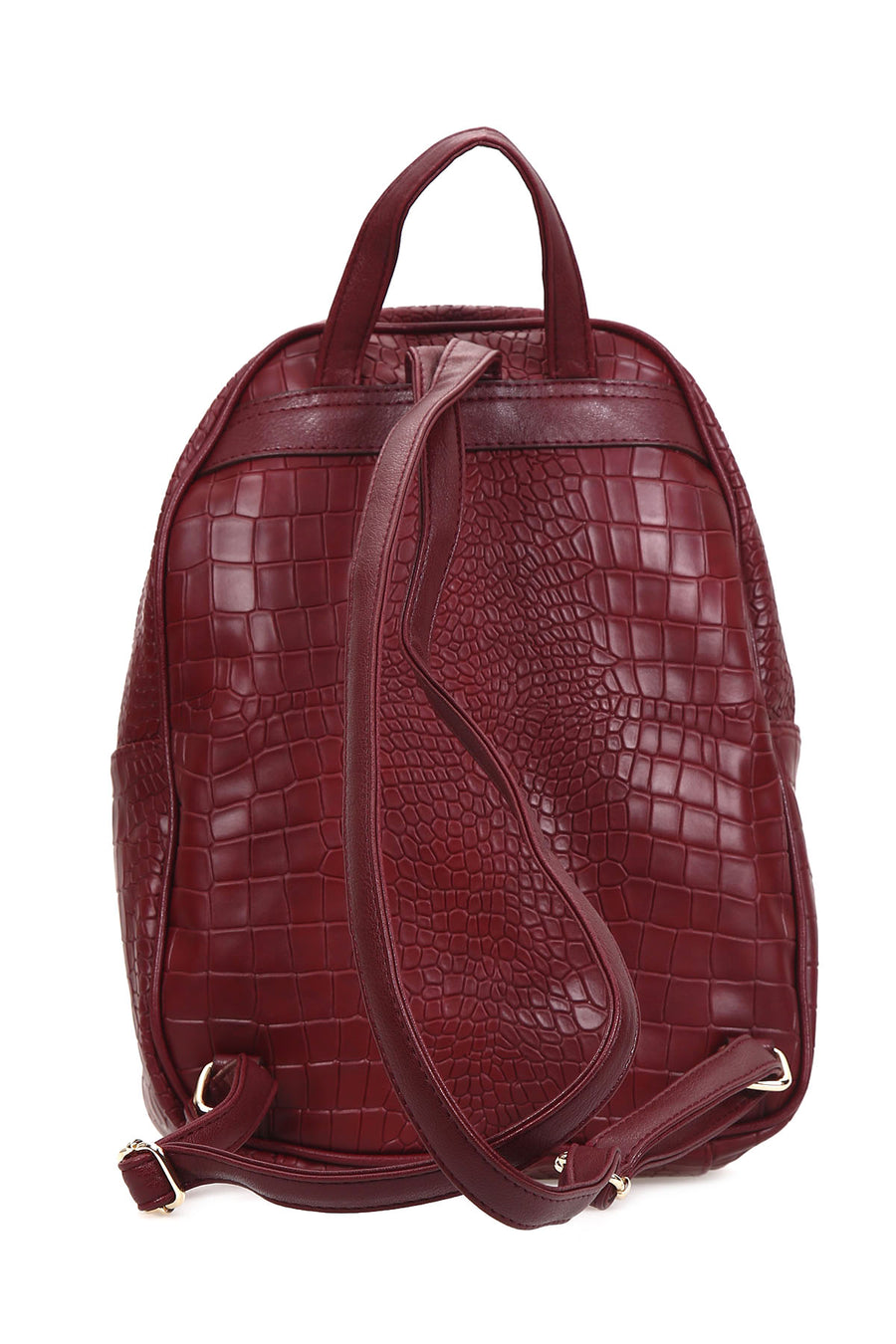 Women's Crocodile Patterned Backpack
