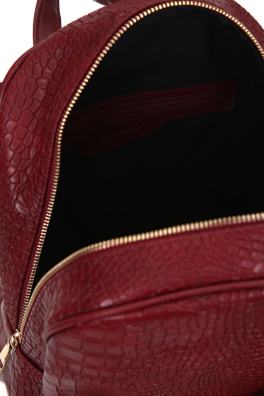 Women's Crocodile Patterned Backpack