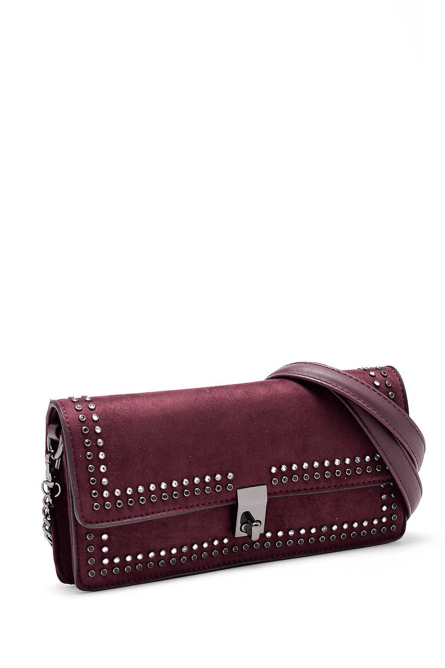 Women's Studded Suede Bag