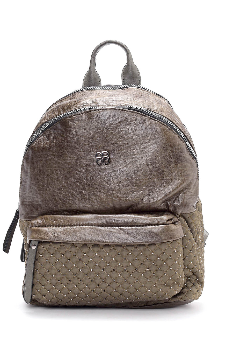 Women's Green Faux Leather Backpack 18WBD2652FT | Derimod