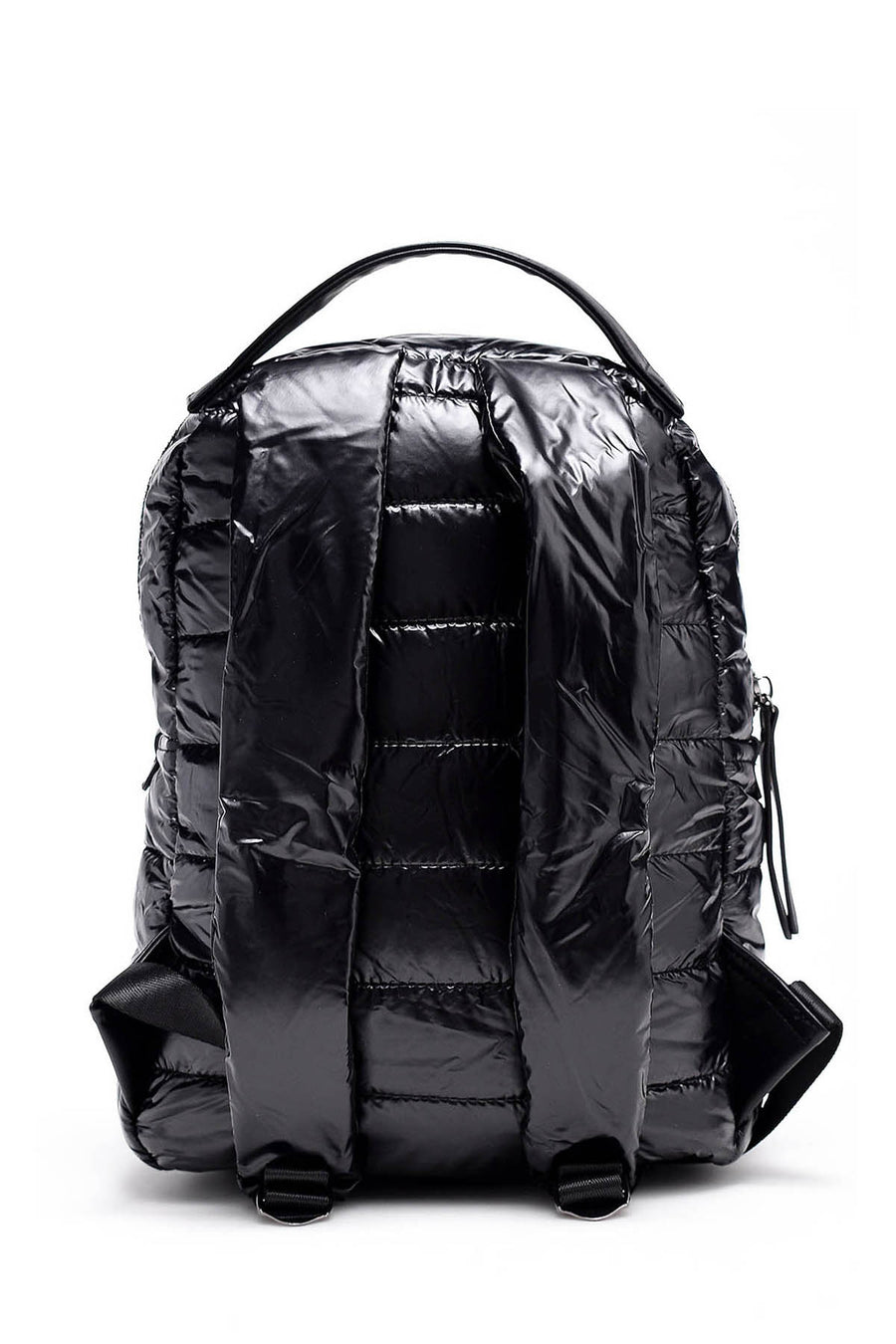 Women's Black Fabric Backpack