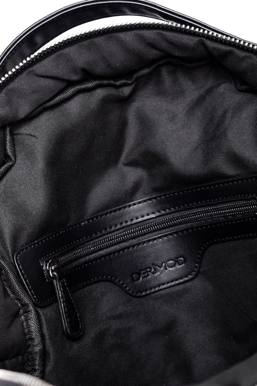Women's Black Fabric Backpack