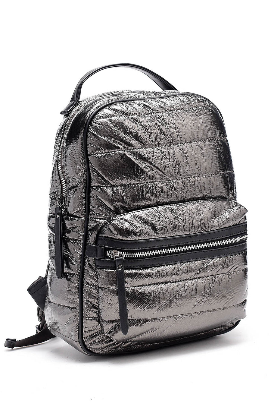 Women's Anthracite Fabric Backpack