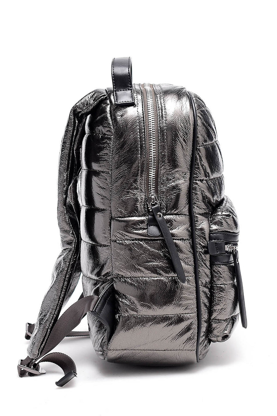 Women's Anthracite Fabric Backpack