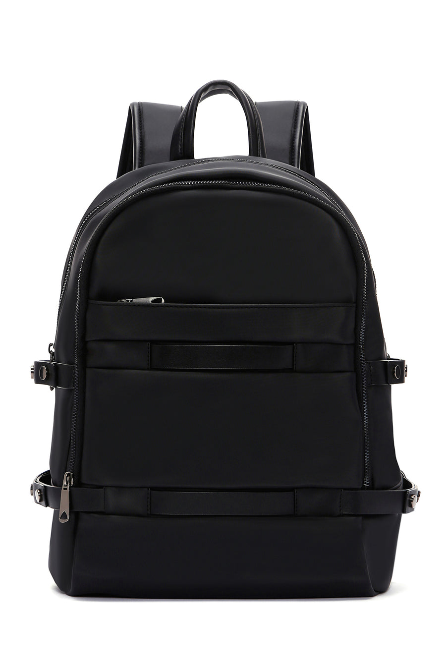 Men's Black Faux Leather Backpack 18WBD301218 | Derimod