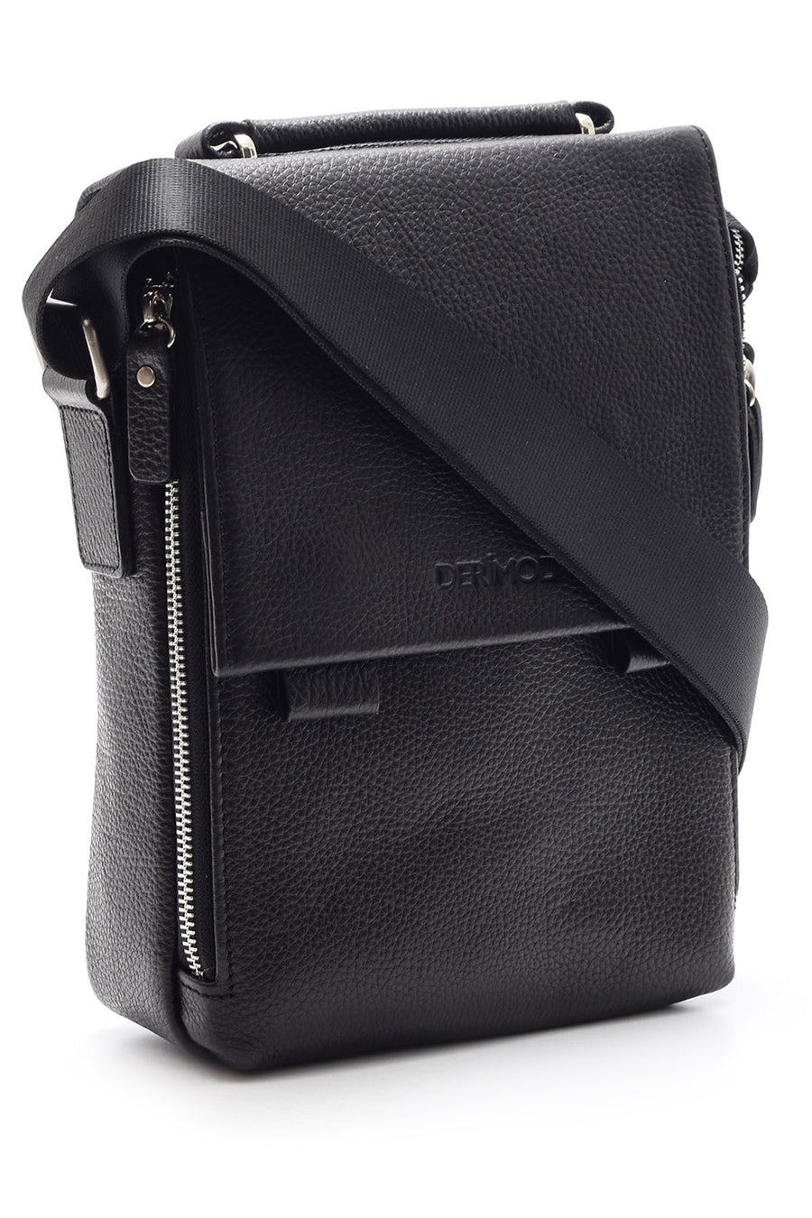 Men's Black Leather Bag