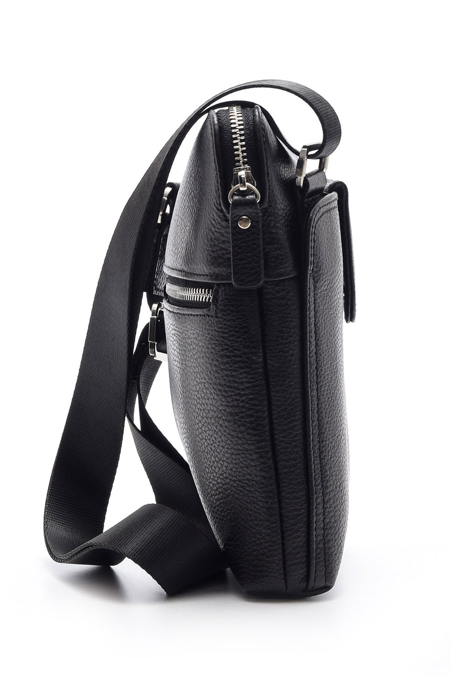 Men's Black Leather Bag