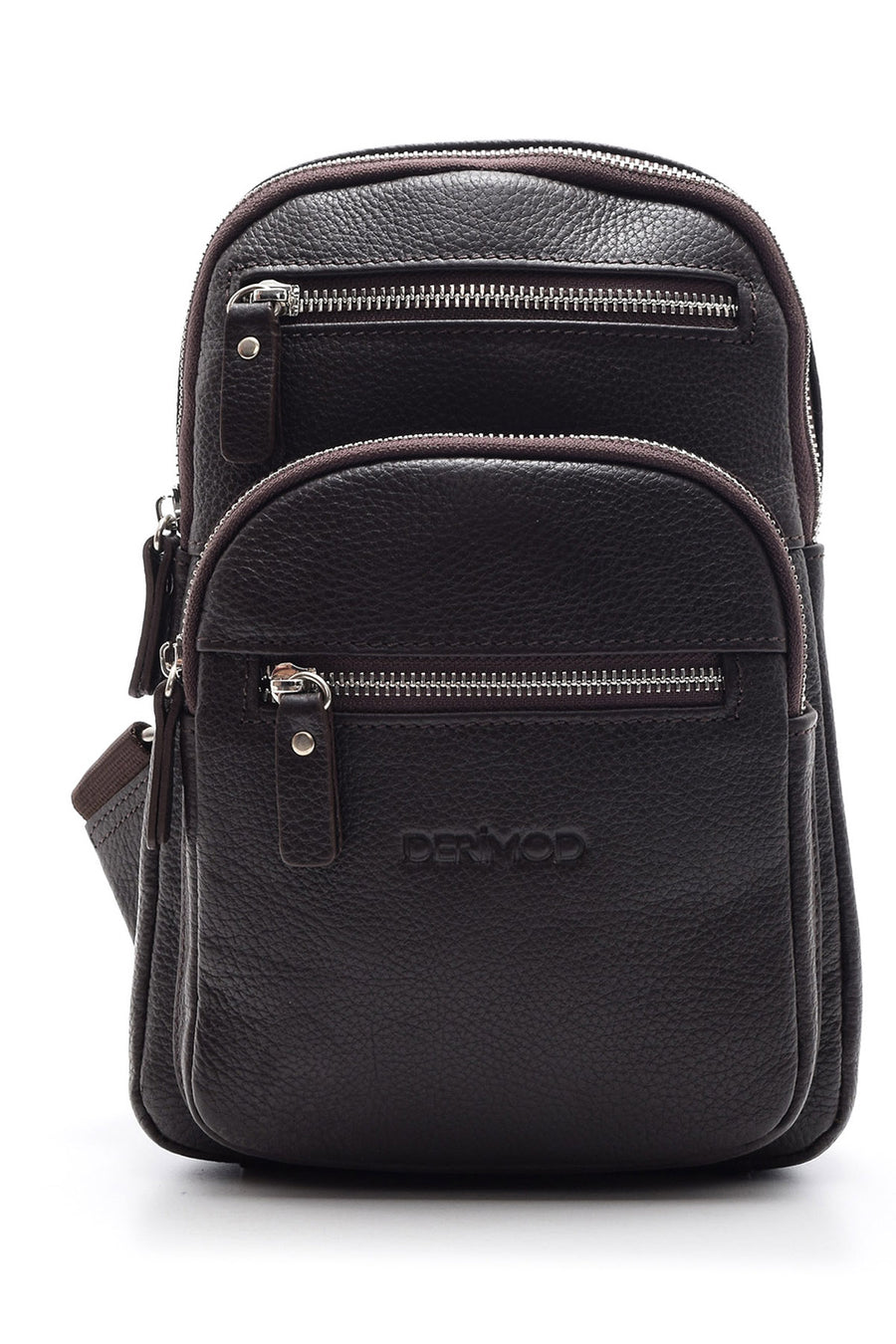 Men's Brown Leather Bag 18WBD3108FT | Derimod