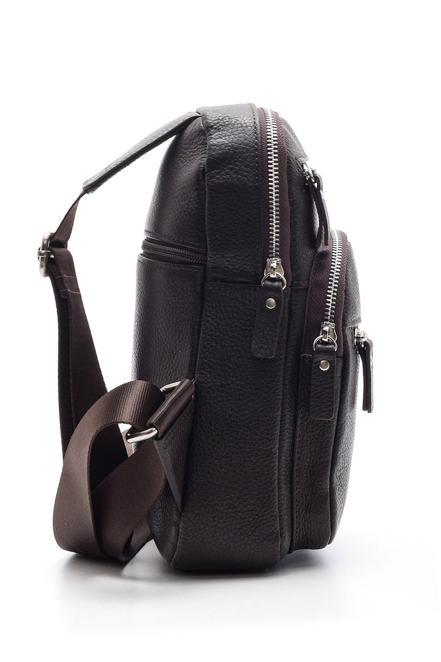 Men's Brown Leather Bag