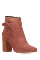 Kadın Topuklu Süet Bot | Derimod