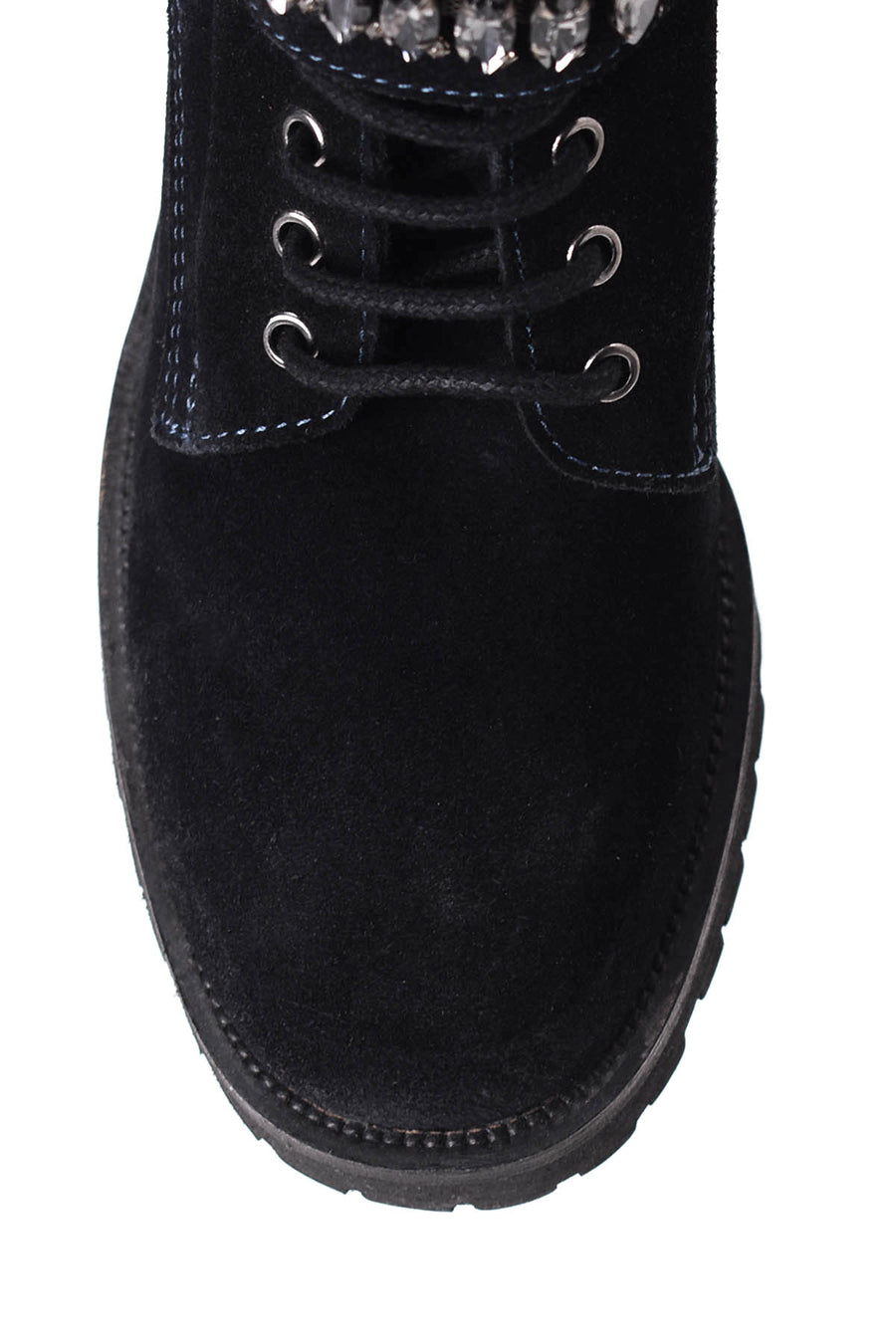 Women's Suede Studded Detailed Boots