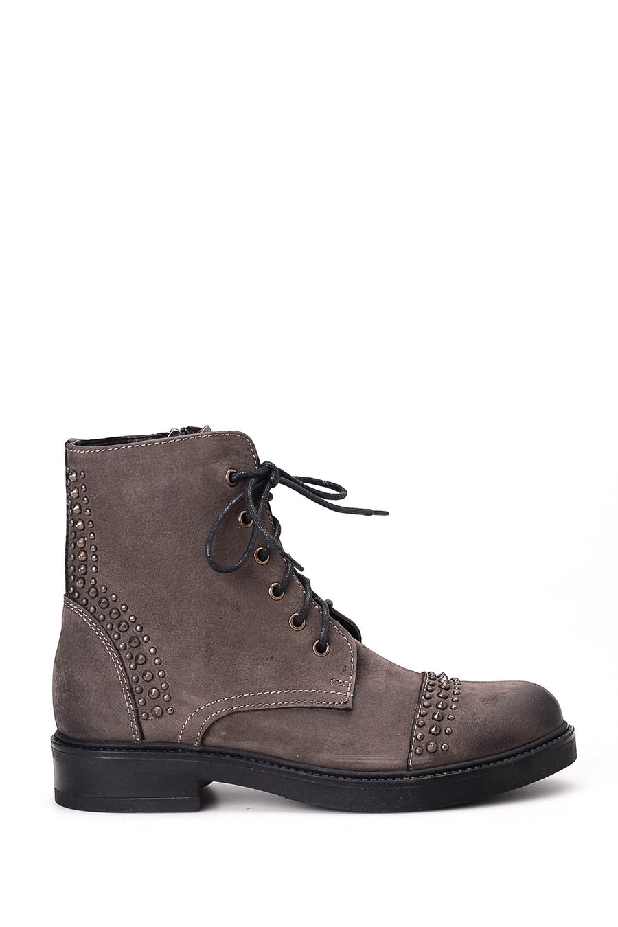 Women's Suede Studded Detailed Boots