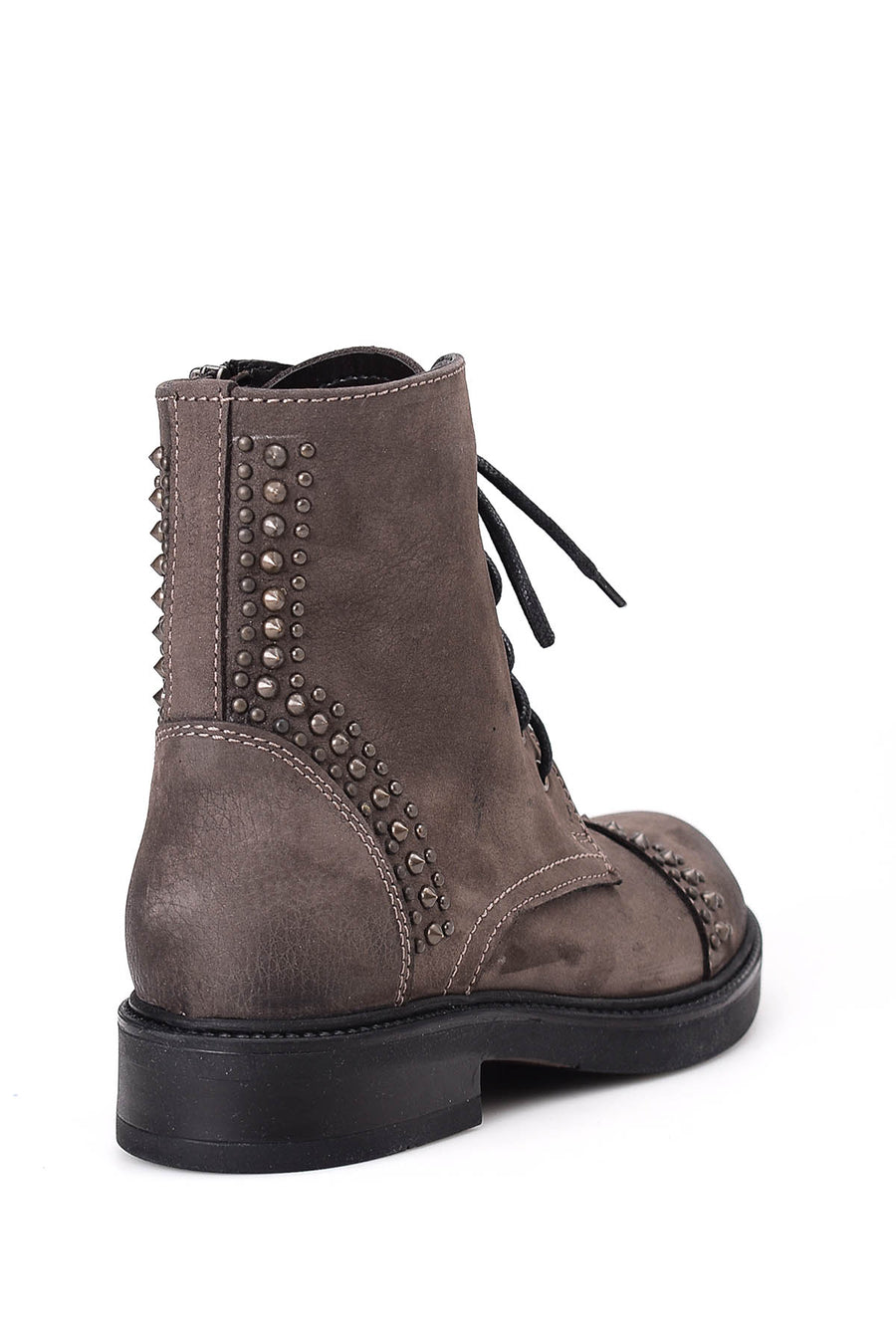 Women's Suede Studded Detailed Boots